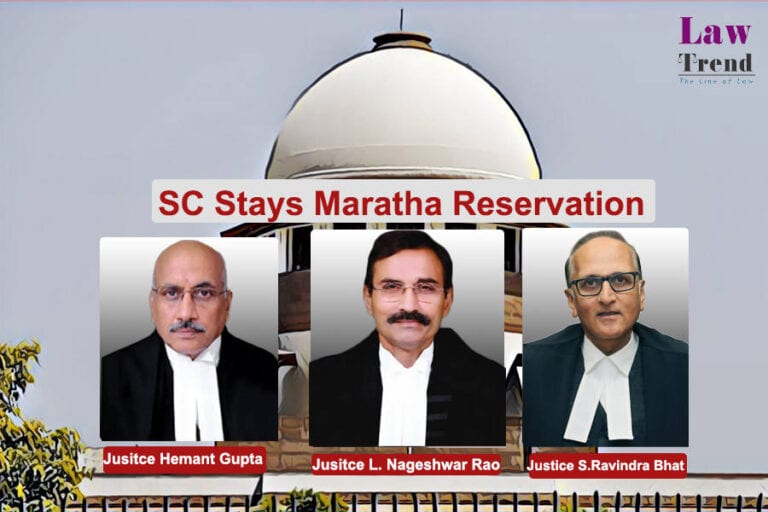 Supreme Court Stays Maratha Reservation [READ ORDER]
