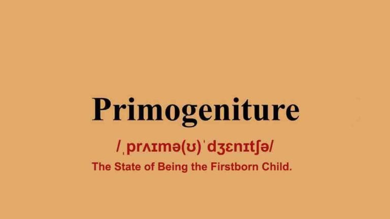 The Primogeniture: The Relevance and Facets- By Shri A.P. Mishra (A.D.J.)