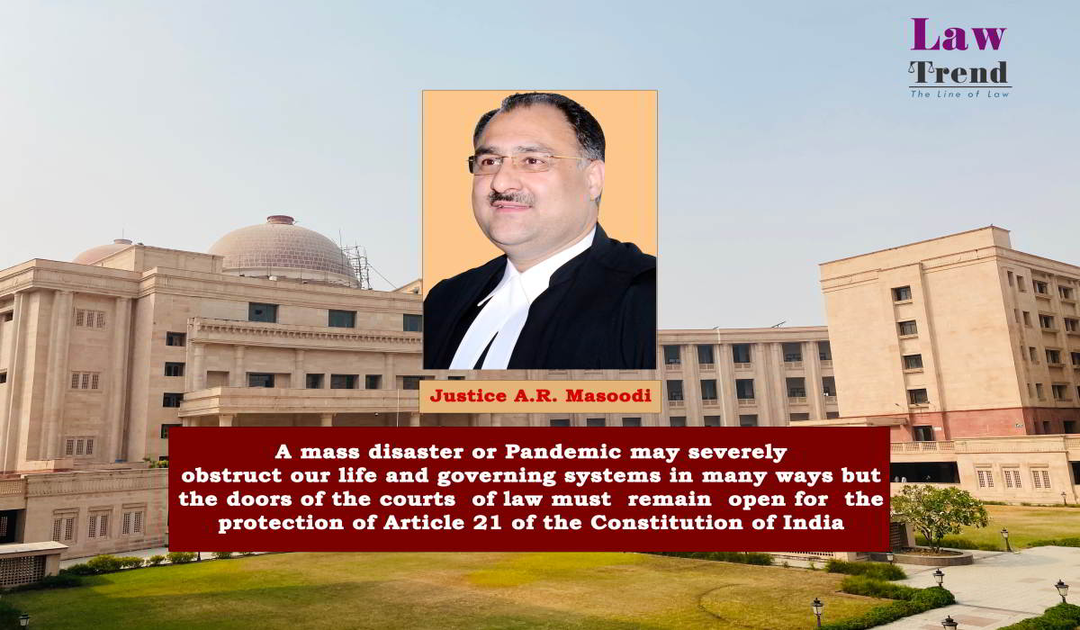 Justice AR Masoodi Allahabad High Court
