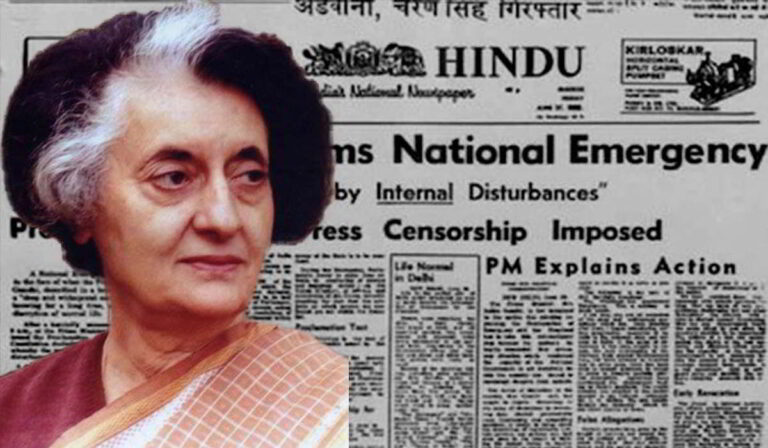 National Emergency Indira Gandhi