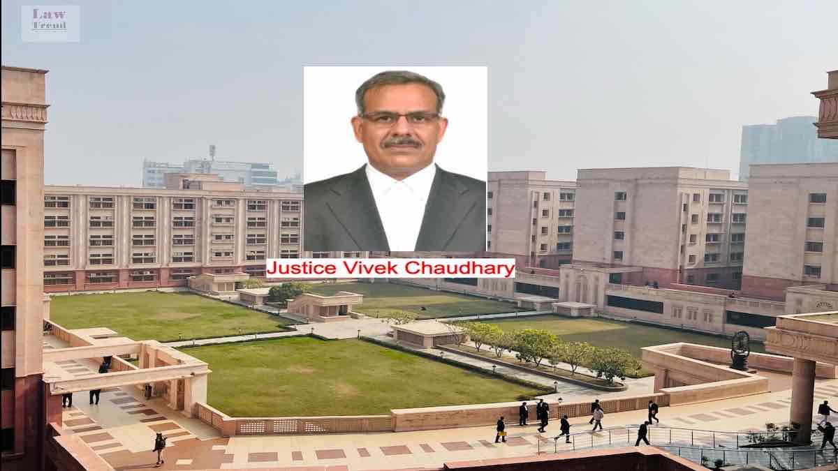 Justice Vivek Chaudhary Allahabad High Court