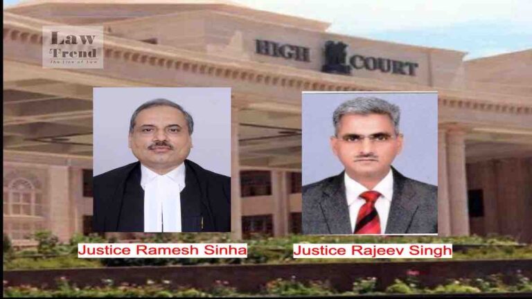 Justices Ramesh Sinha Rajeev Singh Allahabad High Court Lucknow