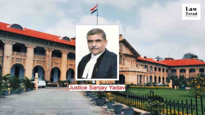 Justice Sanjay Yadav Allahabad High Court acting cj