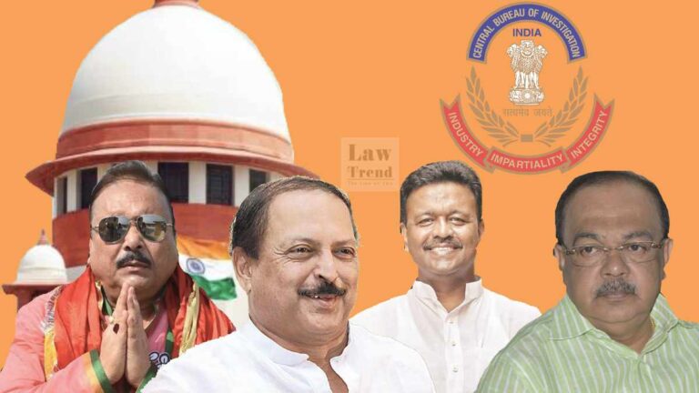 [BREAKING- Narada Scam] Its better to Withdraw Appeal against House Arrest order of 4 TMC Leaders- Supreme Court Advises CBI