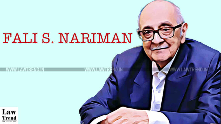 How to Become a Good Lawyer- Tells Fali Nariman