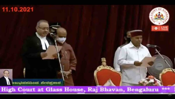Justice Ritu Raj Awasthi Oath Karnataka HC CJ