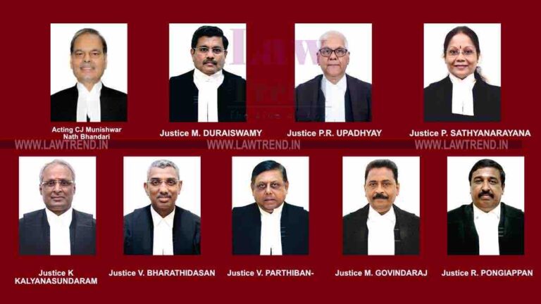 Nine Judges of Madras High Court to Retire in 2022