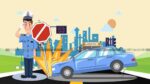 Car Accident Hit Police