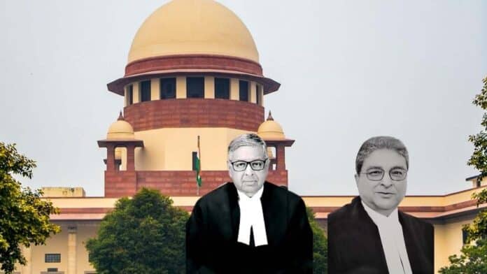 Justices Anirudha Bose and Vineet Saran-sc