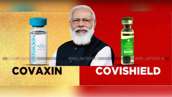 PM Modi COVID Vaccination Certificate covaxin covishield