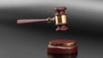 gavel in air