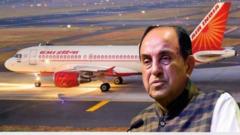 Air india-subramanian swamy