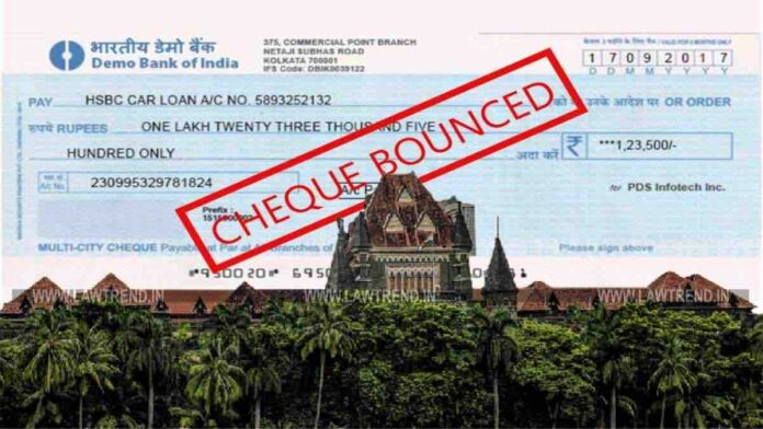 Cheque Bounce Bombay HC