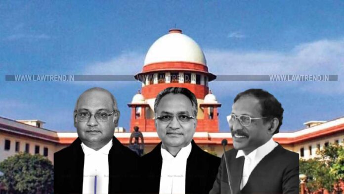 Justices AM Khanwilkar Dinesh Maheshwari and CT Ravikumar
