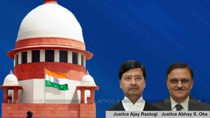Justices Abay S oka Ajay Rastogi