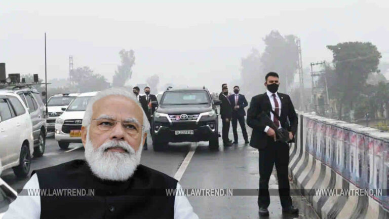 PM MODI VISIT SECURITY LAPSE PUNJAB