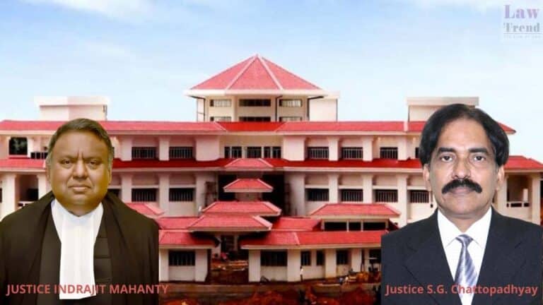 Indrajit Mahanty-SG Chattopadhyay - Tripura hc