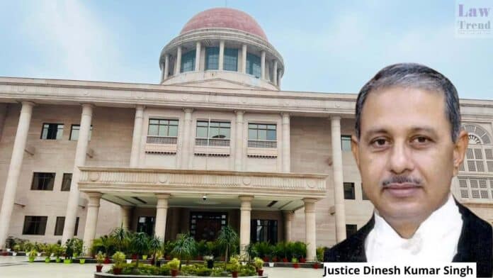 Justice Dinesh Kumar Singh-lko hc