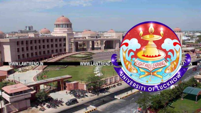 Lucknow University Allahabad HC Lucknow