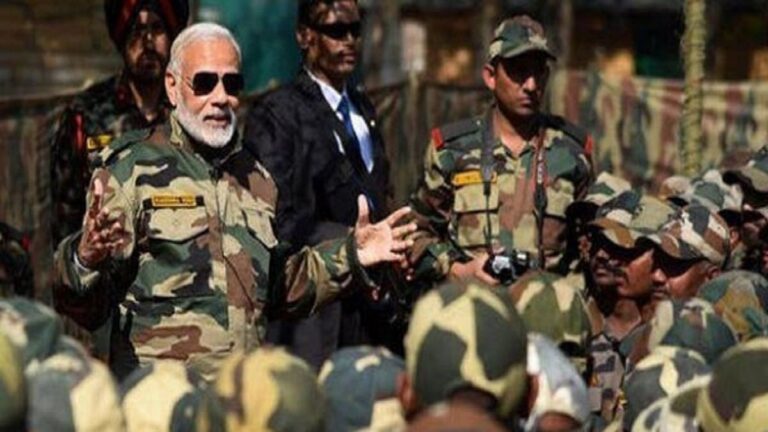 Narendra modi-army dress