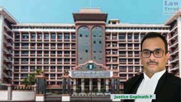 Justice Gopinath P-kerala hc