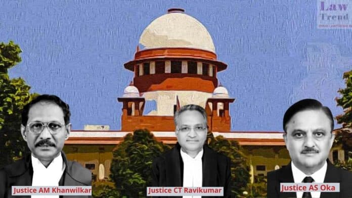 Justices AM Khanwilkar-AS Oka and CT Ravikumar