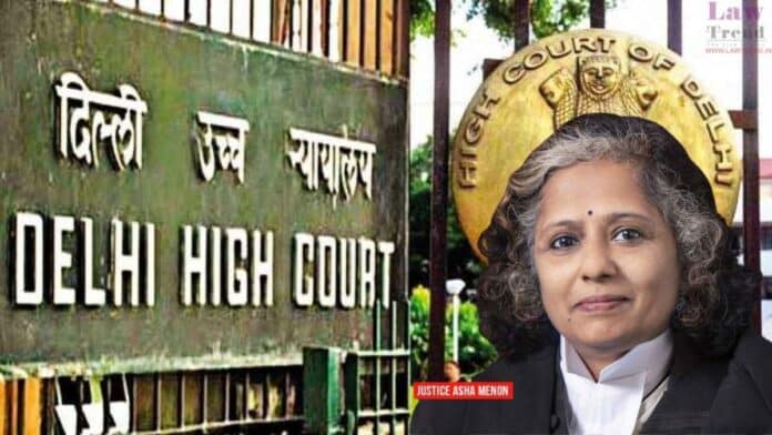 Justice Asha Menon-delhi hc