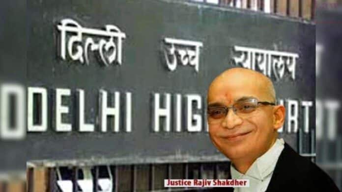 Justice Rajiv Shakdher-delhi hc