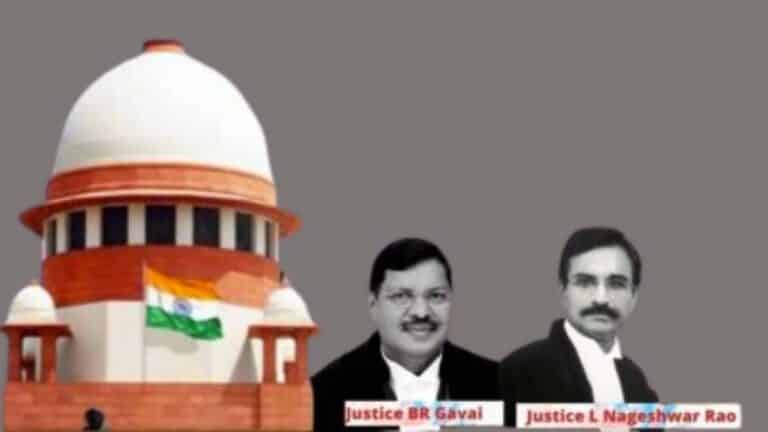 Justices L Nageswara Rao and BR Gavai