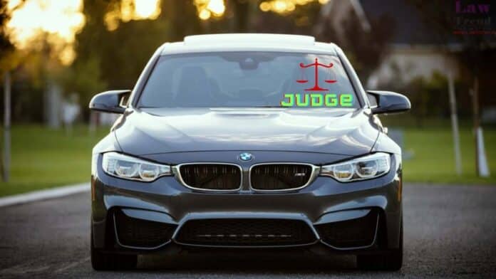 judge sticker-car