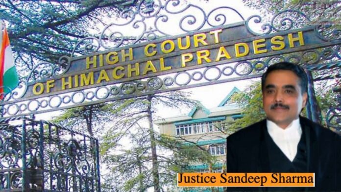 Justice Sandeep Sharma-hp hc
