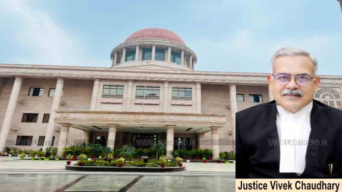 Justice Vivek Chaudhary Allahabad HC