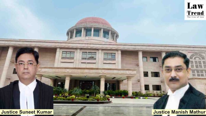Justices Suneet Kumar Manish Mathur Allahabad HC LKo