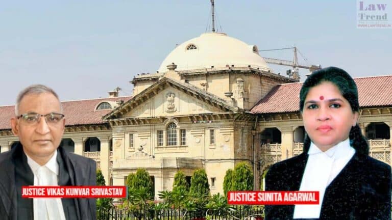 Justices Vikas Kunvar Srivastav and Sunita Agarwal