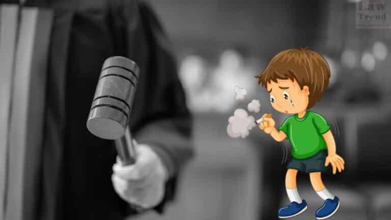 child smoking