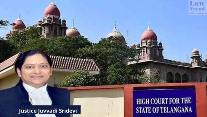 Justice Juvvadi Sridevi-telangana hc