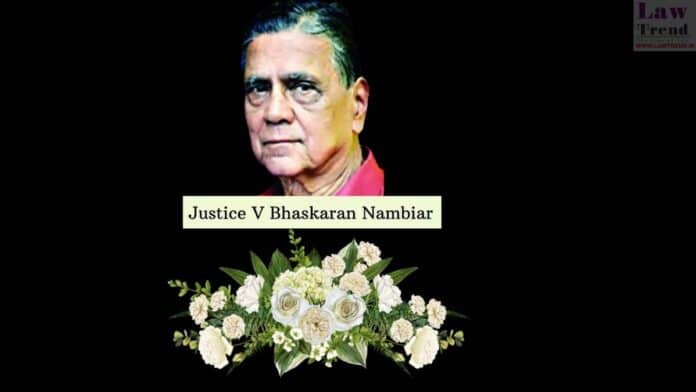 Justice V Bhaskaran Nambiar