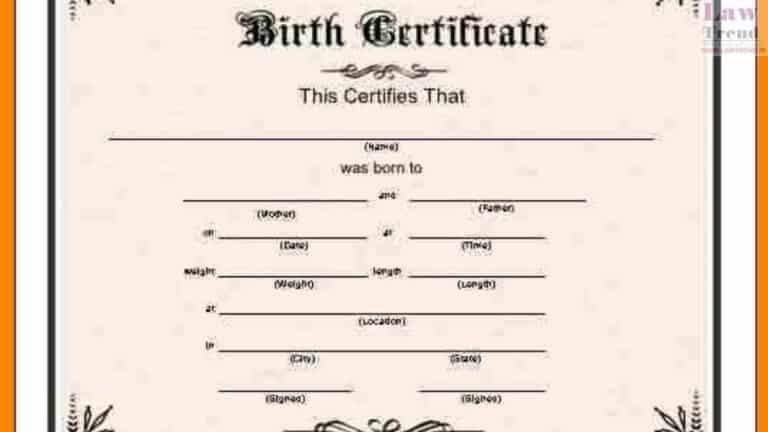 birth certificate