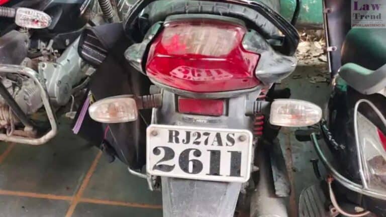 2611-bike number plate