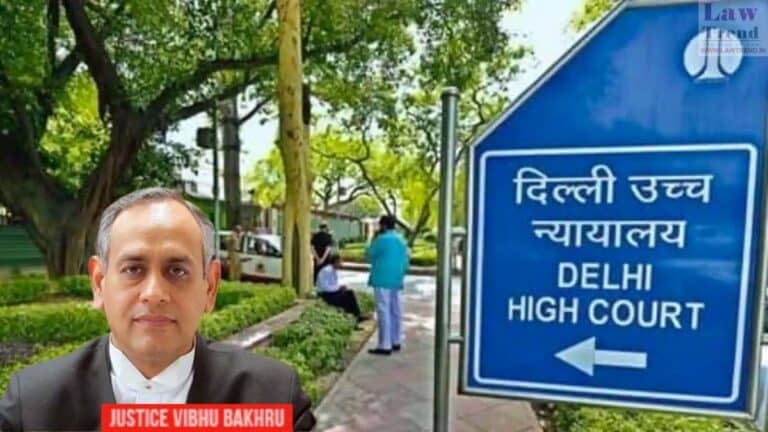 Justice Vibhu Bakhru-delhi hc