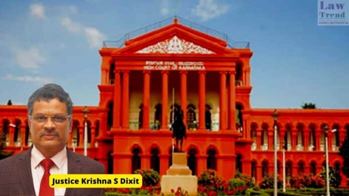 Justice Krishna S Dixit