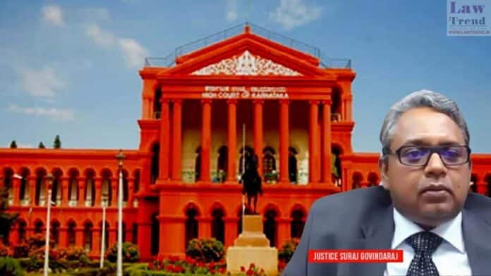 Justice Suraj Govindaraj-karnataka hc