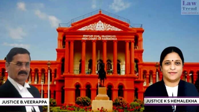 Justices B Veerappa and KS Hemalekha
