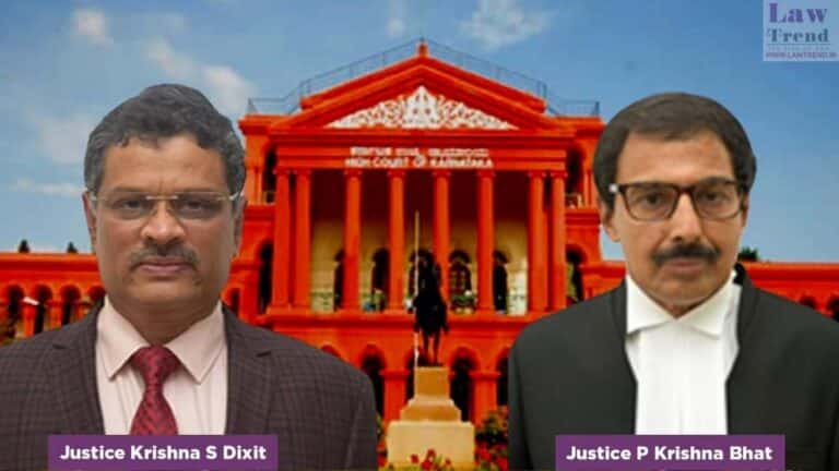 Justices Krishna S Dixit and P Krishna Bhat