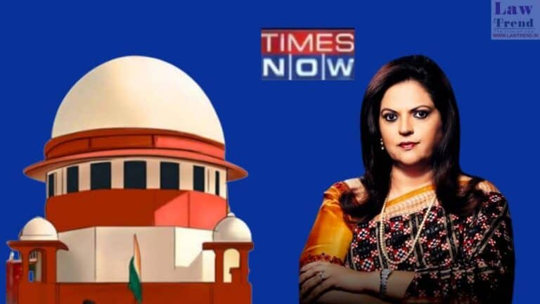 Supreme Court Orders No Coercive Action Against Times Now Anchor Navika Kumar in Nupur Sharma Row