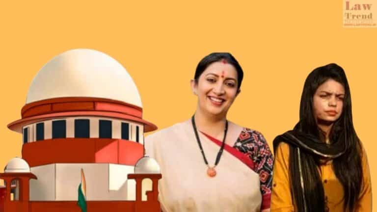 vartika singh-smriti irani-sc