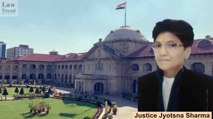 Justice Jyotsna Sharma Allahabad HC