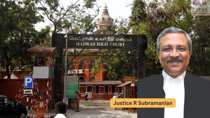 Justice R Subramanian