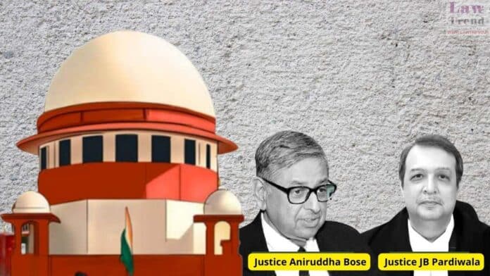 Justices Aniruddha Bose and JB Pardiwala