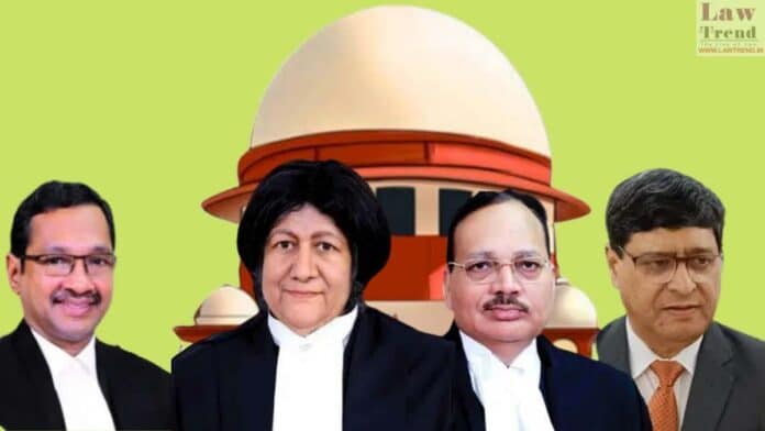 Justices Indira Banerjee, Surya Kant, M.M. Sundresh and Sudhanshu Dhulia
